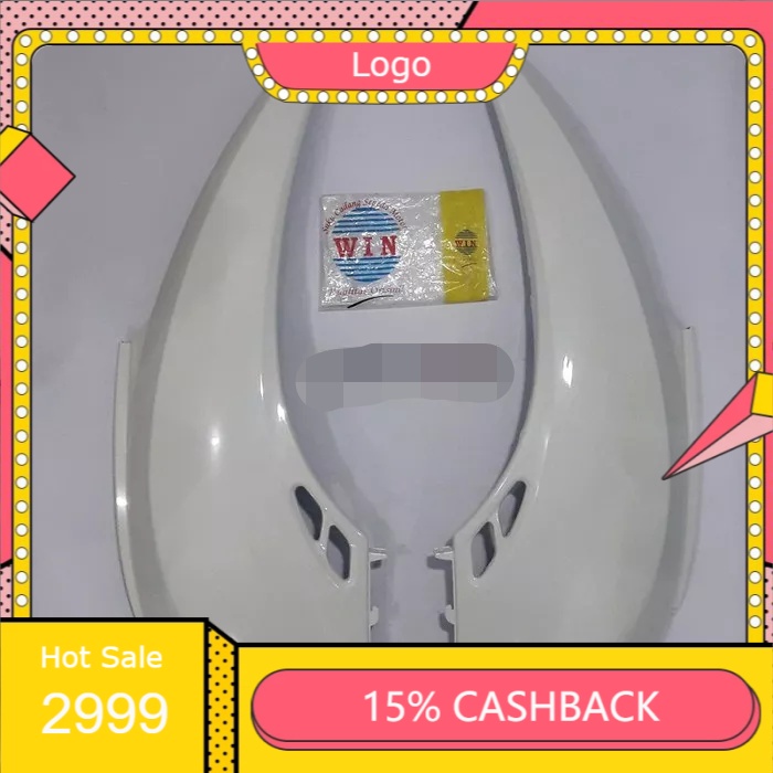 COVER BODY SCOOPY KARBU WARNA PUTIH