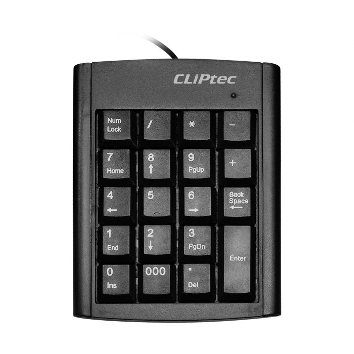 Keypad Numerik Slim CLIPtec RZK223 USB 2.0 - CLIPTEC RZK 223