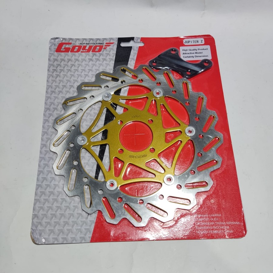 piringan cakram depan lebar motor jupiter z plus breket 300 mm