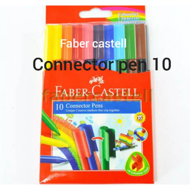

Spidol Connector pen faber castell 10 , 20