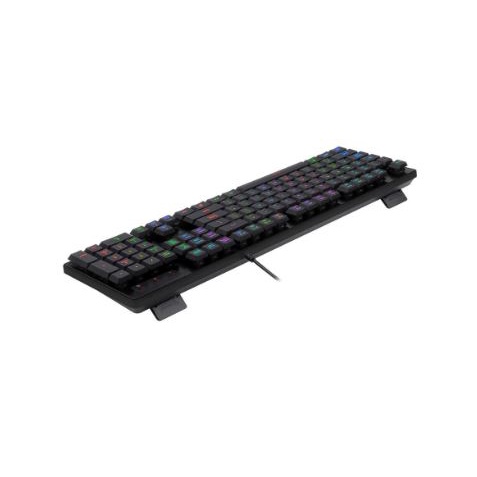 Keyboard gaming redragon membrane semi mechanical wired usb fullsize 104 keys dyaus 2 k509 rgb k509rgb k-509