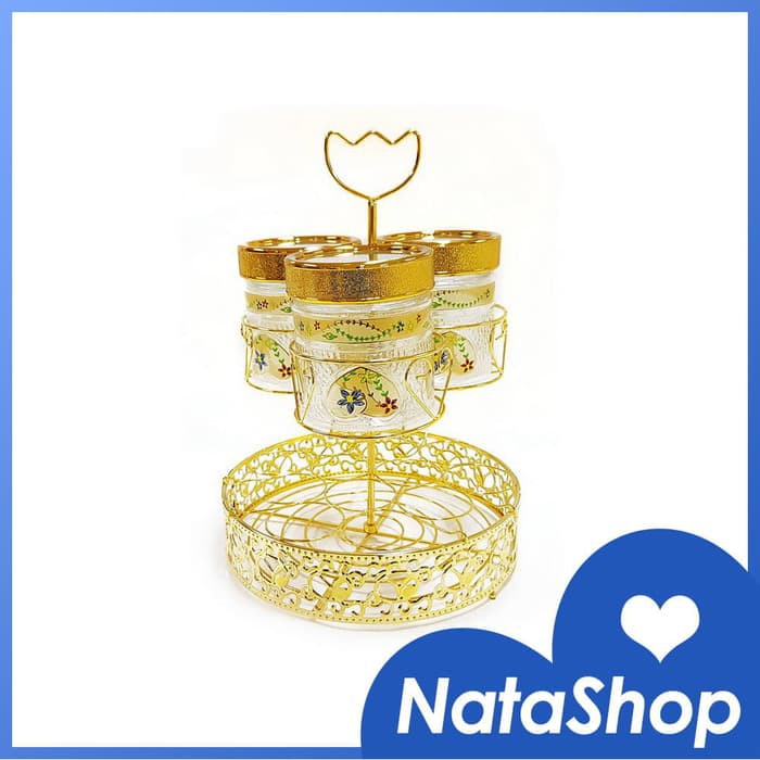 Candy Jar With Water Rack Toples Permen Wadah Air GA3 Original Vicenza
