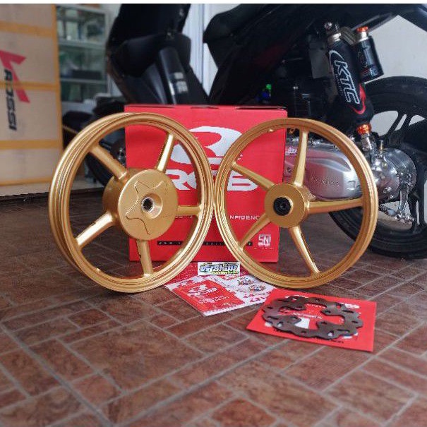 velg rcb sp 522 beat scoopy GENIO PALANG 5 RCB RACING BOY ORIGINAL