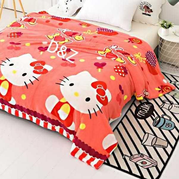 ❇ Selimut Anak 140x190 Motif Karakter Karakter Cantik Impor Murah Berkualitas ☝