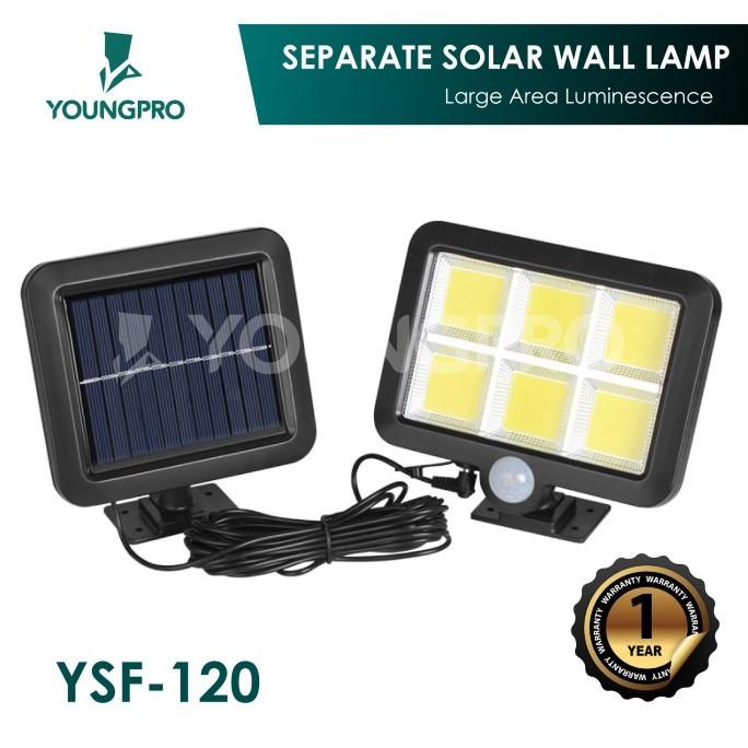 YOUNGPRO YSF-120 - Lampu Solar 120 LED 3 Mode Cahaya + Panel Surya