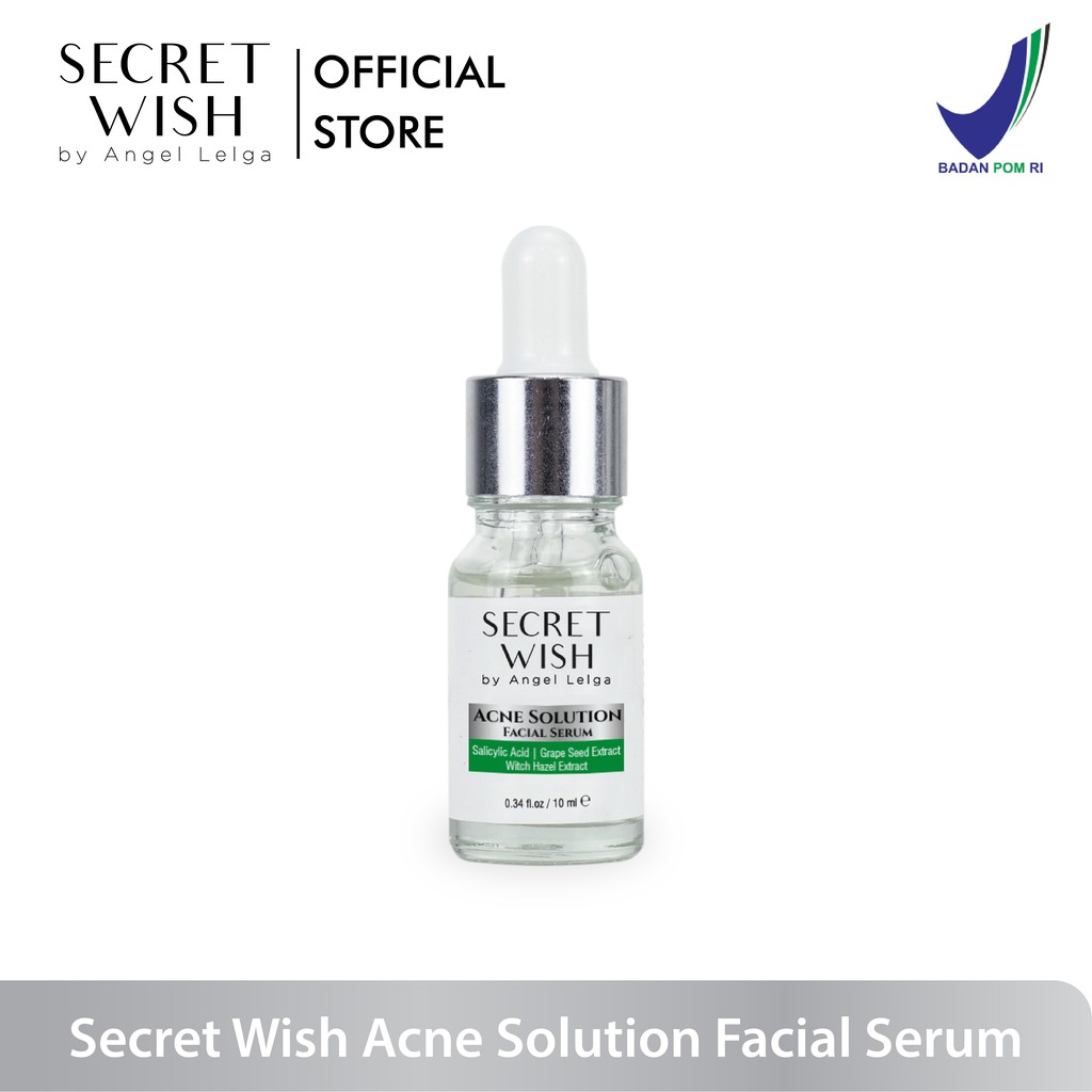 Secret Wish by Angel Lelga Acne Solution Serum | Acne Serum | 10ml