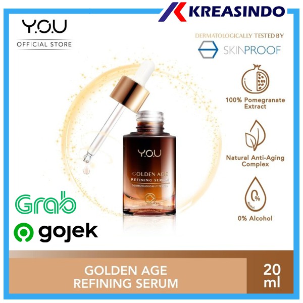 YOU Golden Age Refining Serum 20ml [Skin- Renewal Activator] Original Resmi