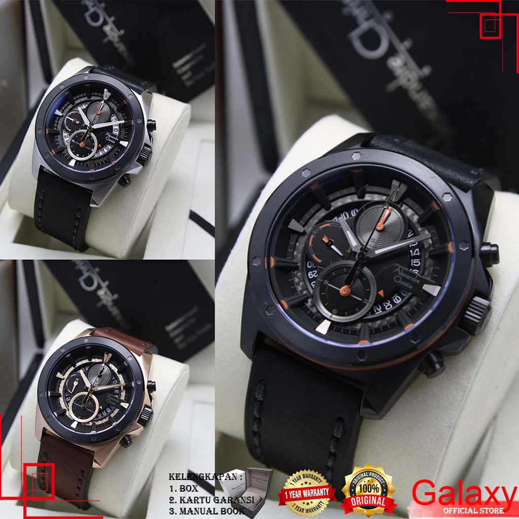ALEXANDER CHRISTIE PRIA ORIGINAL JAM TANGAN ALEXANDRE CHRISTIE PRIA JAM ALEXANDER CHRISTIE AC 6594 /