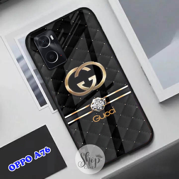 Softcase Glass Oppo A76  - Case Oppo A76 - Case Lucu - case Oppo A76 - kesing Oppo A76 - softcase Op