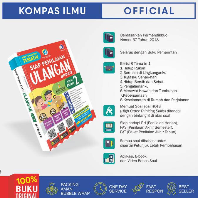 

BUKU SIAP PENILAIAN ULANGAN SDMI Kelas 2 -Pendamping Tematik- Star Seller Termurah