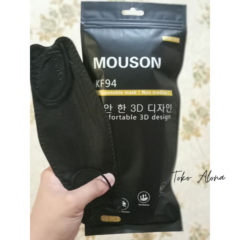 Masker Mouson KF94 4 Ply isi 10Pcs