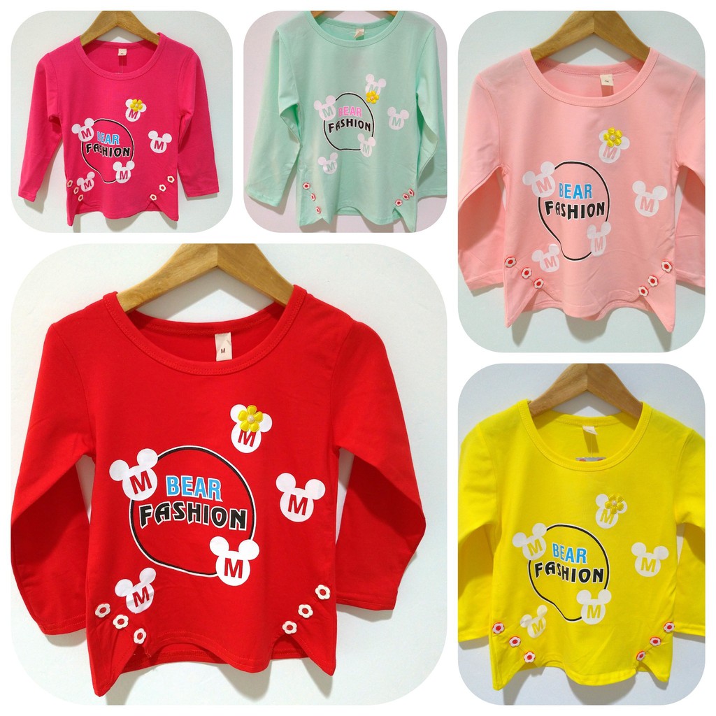 Blus Anak Perempuan Import 4 tahun - 12 tahun