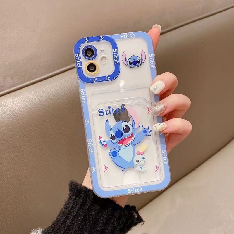 Case Disney Transparan Card Slot For hp samsung oppo realme vivo xiaomi redmi#case#casehp#caselucu#casekekinian