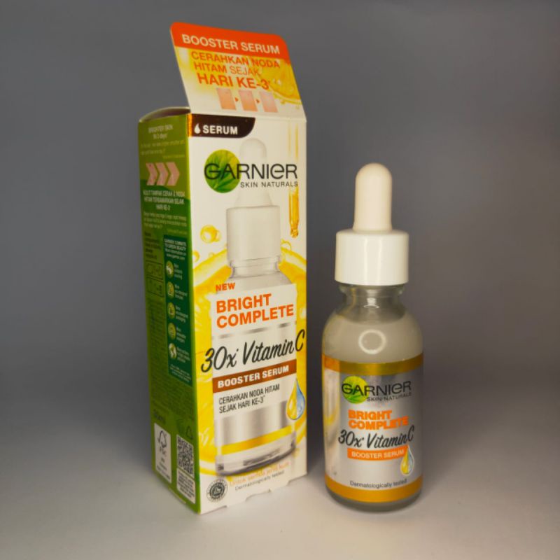 Garnier Light Complete Whitespeed Vitamin C // Garnier Serum Booster 30ml  / Garnier Light Complete Day Cream / Garnier Light Complete Night Cream 50ml-Serum Booster 30ml