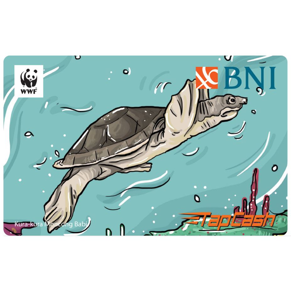 Tap Cash WWF - Kura kura Moncong Babi