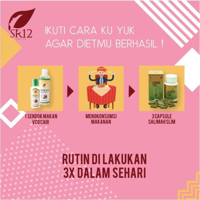 Pelangsing Badan Penurun Berat Badan Obat Diet Ampuh SR12 Salimah Slim BPOM Best Seller