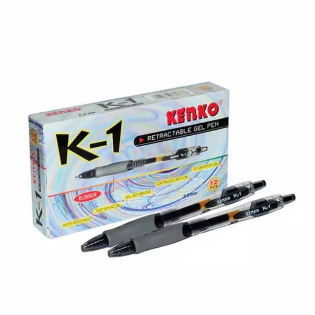 

Pulpen Retractable 0,5mm KENKO K-1 (12pc)