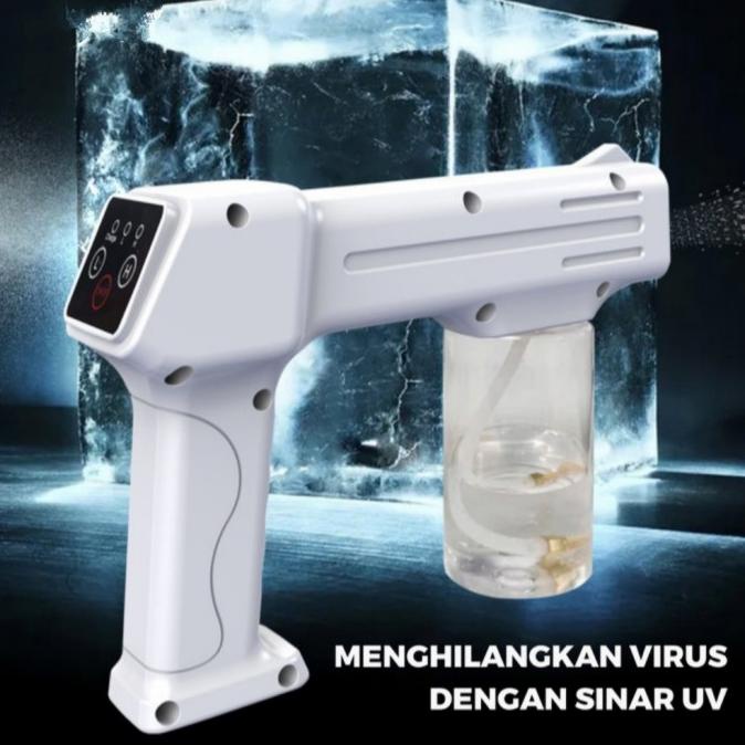 Disinfectant Sprayer + UV Sterilizer Gun Portable Nano Mist Termurah