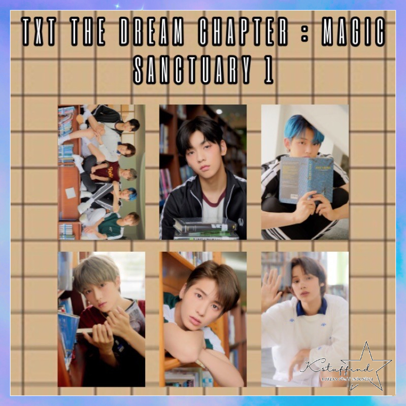 [kstuffind] (1) TXT PHOTOCARD THE DREAM CHAPTER MAGIC SANCTUARY VER TXT PC PREMIUM TDCM SANCTUARY