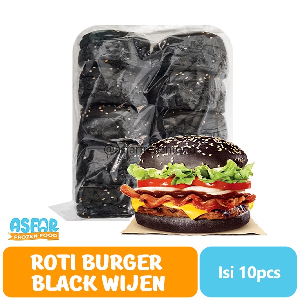 

Roti Burger Black Wijen Isi 10 Burger