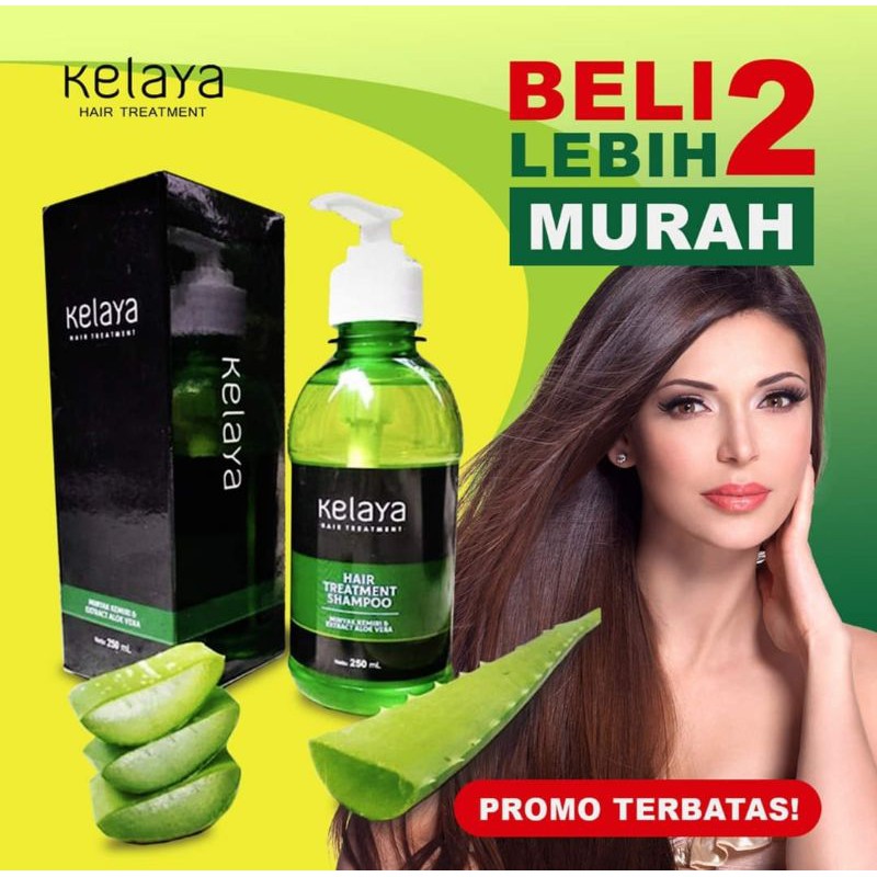 ORIGINAL Kelaya Hair Treatment Shampoo Shampo Botak Rontok Penumbuh Rambut