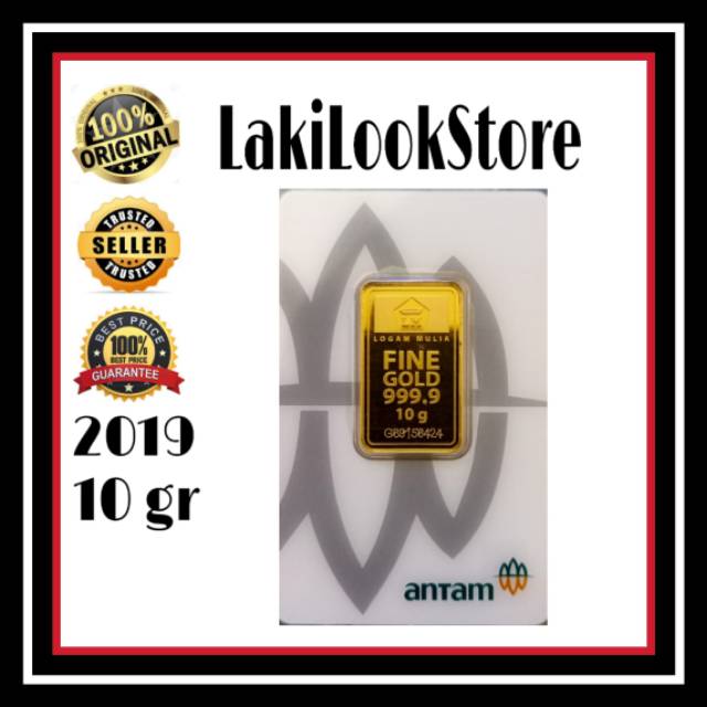 Emas LM Antam Logam Mulia 10 gr gram
