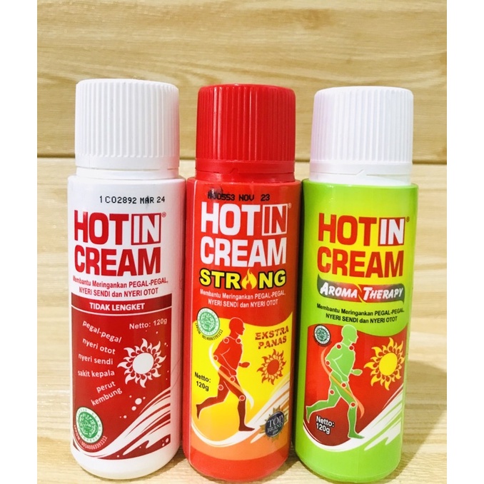 HOTIN CREAM Botol 120 G | Mengatasi Pegal-Pegal | Nyeri Otot | Masuk Angin