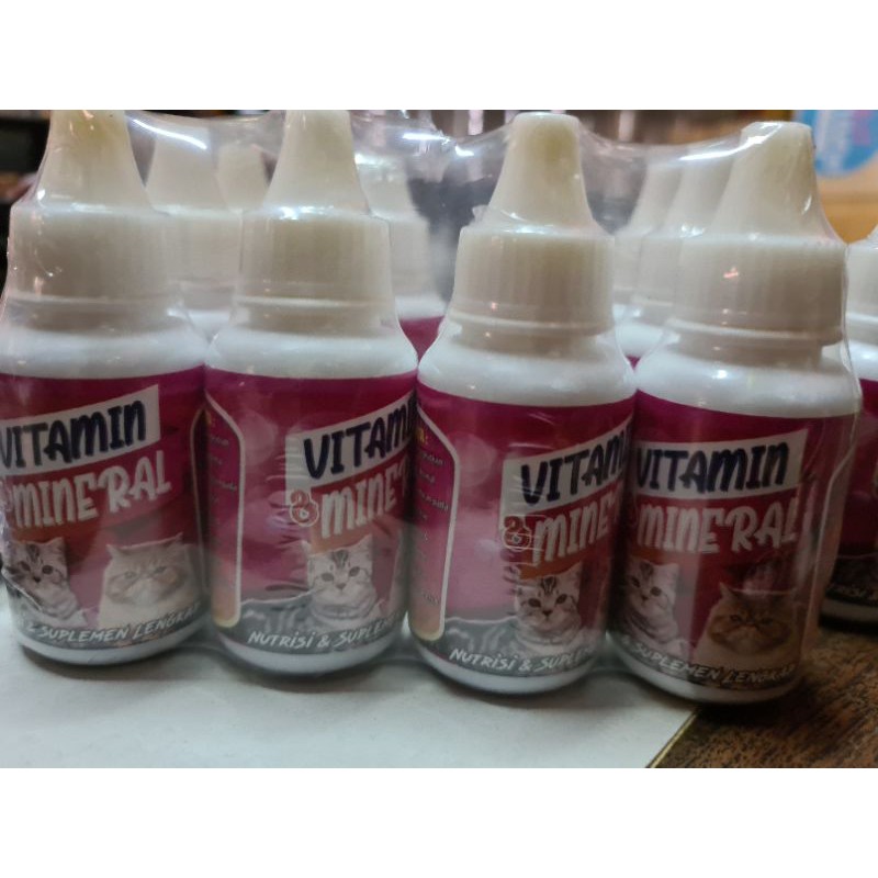 vitamin kucing mineral nutrisi suplemen lengkap nafsu makam cegah sakit cat