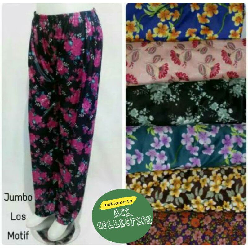 Celana Harian Santai Panjang Wanita Motif / Celana Aladin los motif / Grosir aladin Motif Murah