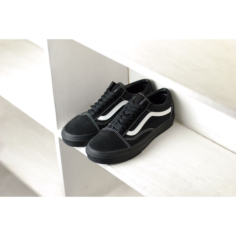 ( 8.8 ) ORIGINAL 100% Vans OldSkool Suede Canvas Black BNIB