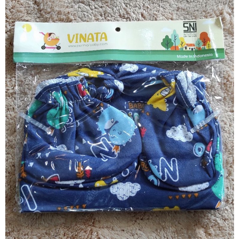 TOPI BAYI SET+SARUNG TANGAN DAN SARUNG KAKI FULL PRINT / TOPI SET BAYI MURAH/ TOPI SEPATU BAYI VINATA