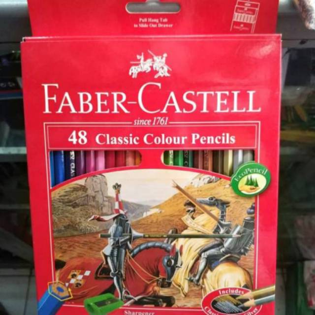 

Pus PENSIL WARNA FABER-CASTELL ISI 48 WARNA PANJANG