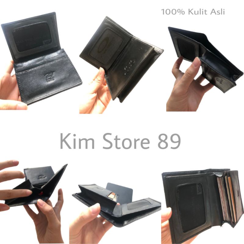 Dompet Kartu Card Holder Pria Wanita - KULIT ASLI PREMIUM