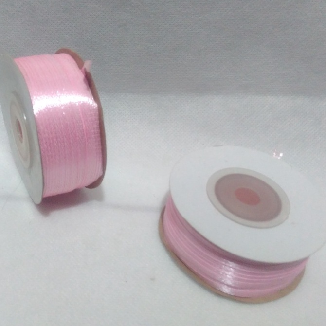 

Pita Satin Pink Baby Ukuran 1.8inch Per Roll