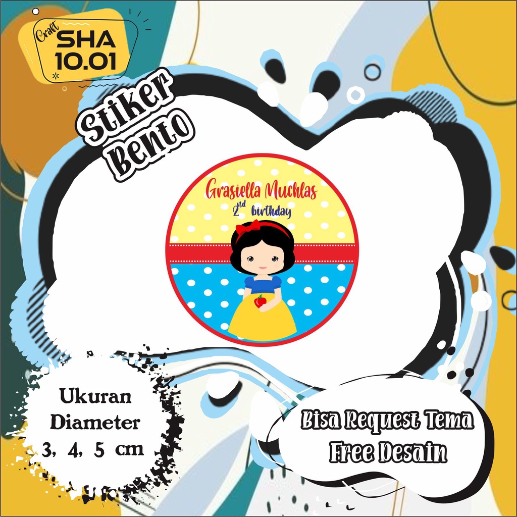 

STIKER CUSTOM | STIKER DIAMETER 3 | 4 | 5 | STIKER ULTAH