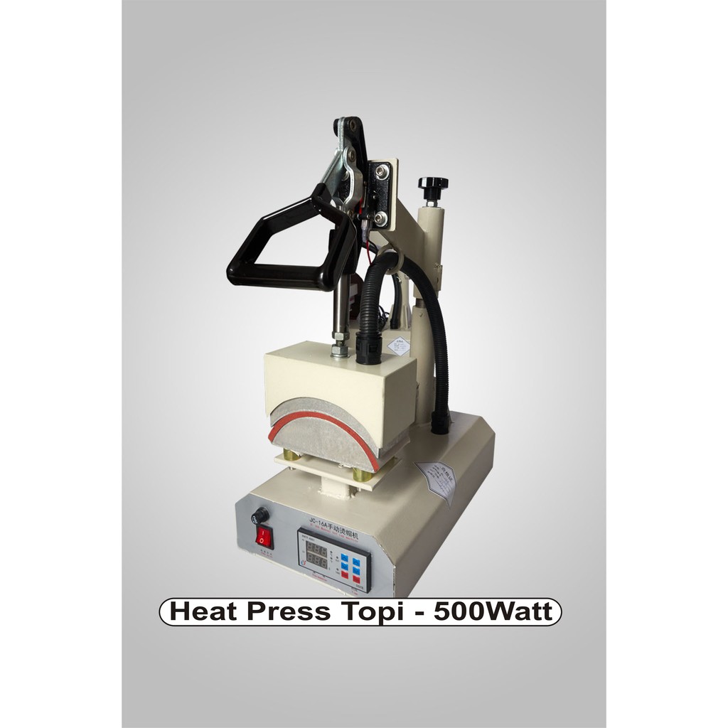 Mesin Press Sablon / Heat Press / Hot Press TOPI