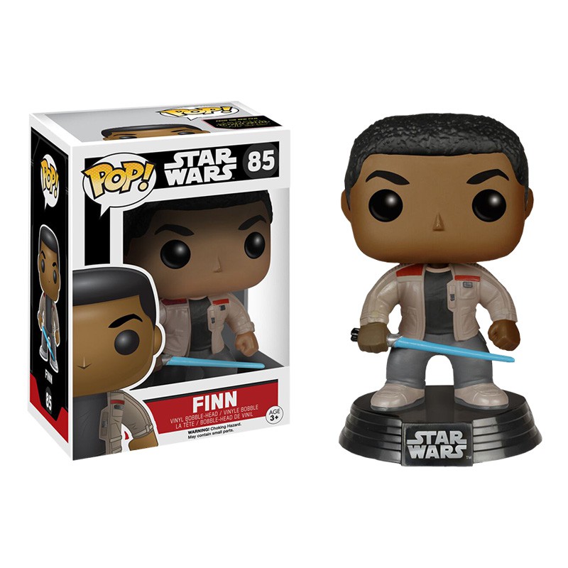 [Kinvil Toys] Star Wars Koleksi Mainan Vinyl - Finn With Lightsaber 6422 Original High Quality