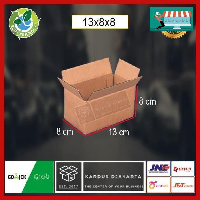 

4Rsd65E- Kardus|Kotak|Karton Box Polos 13X8X8 Tebal Ty6Rt65-