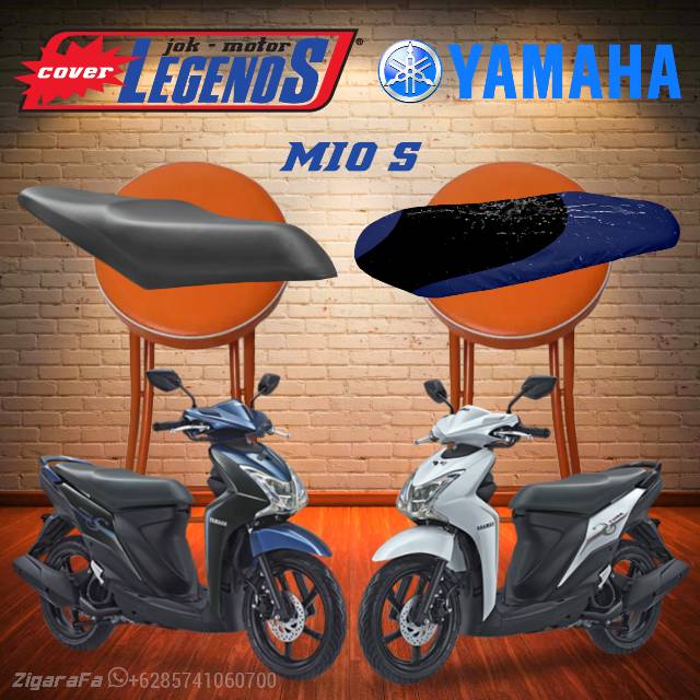 Cover Jok MIO S Waterproof / Sarung Mantel Jok Motor Standar / Modifikasi