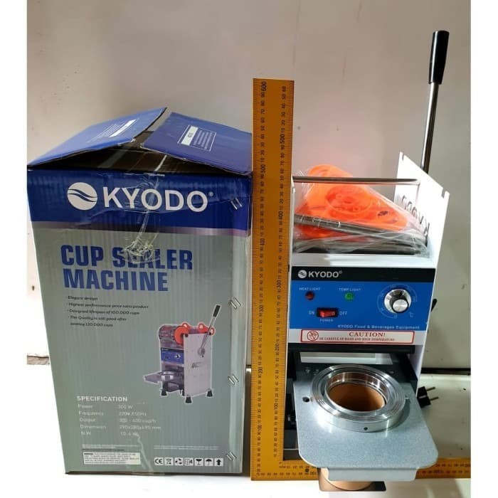 Mesin Cup Sealer Gelas Besar 22 oz Kyodo Mesin Press Gelas Kyodo Manual