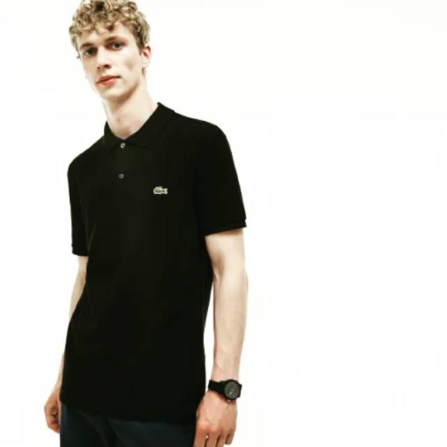 Lacoste Mens Classic Polo Shirt Black