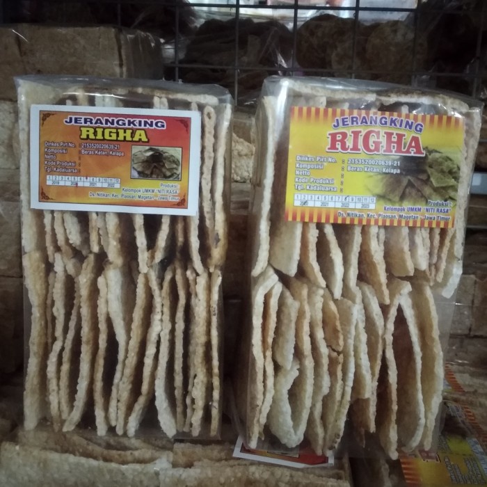 

TERLARIS Jerangking Krupuk Ketan Bakar khas Magetan - Istimewa