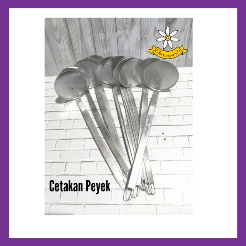 Cetakan Peyek Kacang-Cetakan Peyek Alumunium