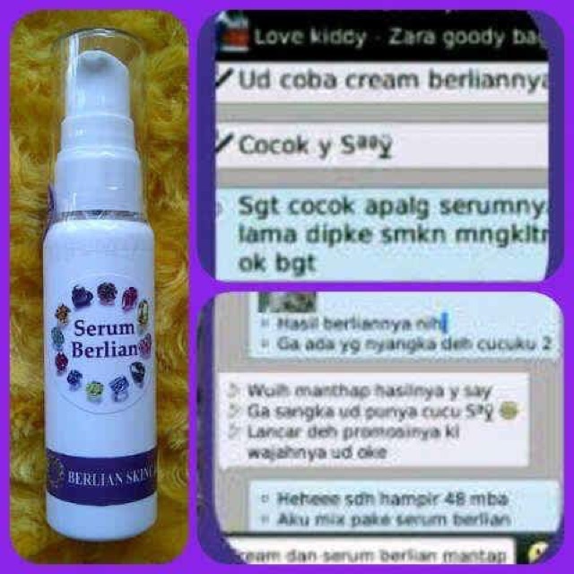 Serum berlian skincare