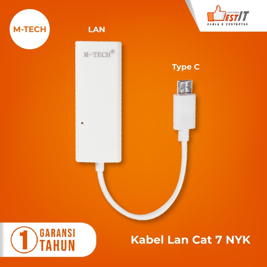 Type C USB 3.1 to RJ45 Ethernet LAN Adapter