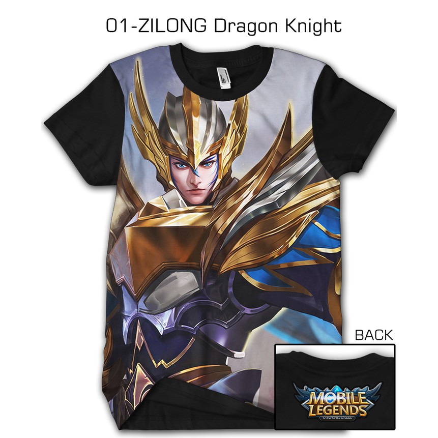 kaos 3d game mobile legend legends ZILONG-1