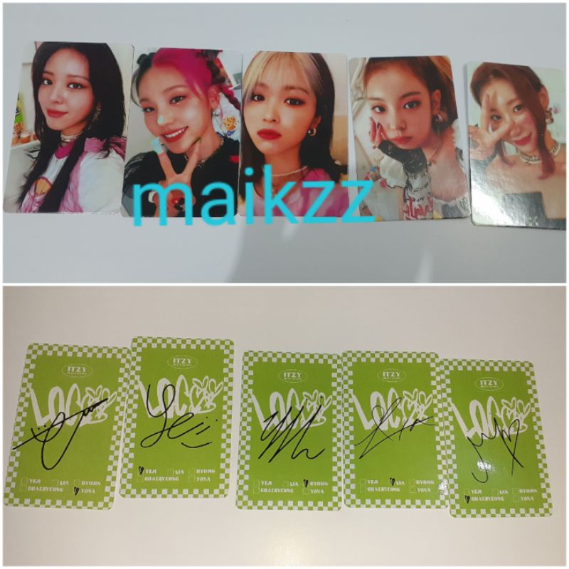 Itzy Crazy In Love Photocard Kpop