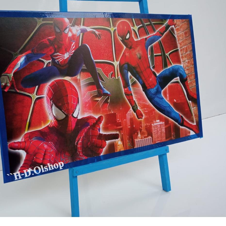 

tv✬Pasti Murah❅ papan tulis anak white board dengan penyangga karakter ukuran 30x50 64