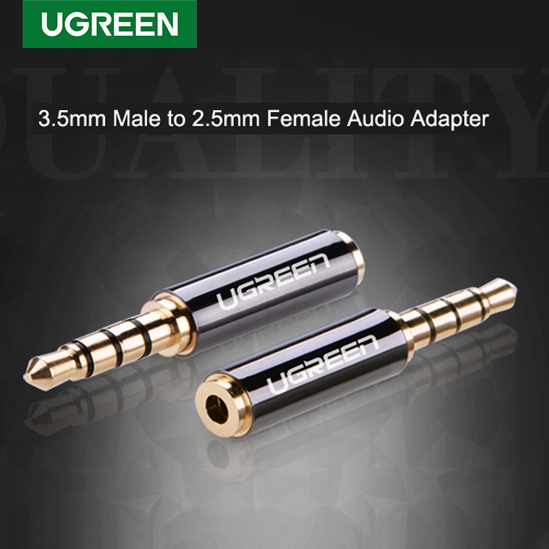 Ugreen Adapter Jack Audio 3.5mm Ke 2.5mm Untuk Kabel Aux / Speaker / Headphone