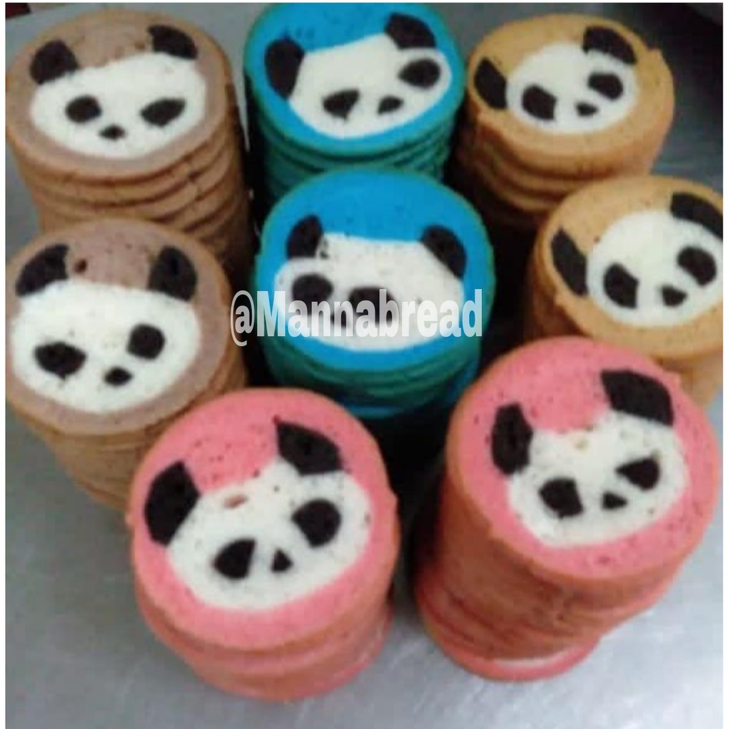 

ROTI TAWAR KARAKTER BERBENTUK BABY PANDA TOAST